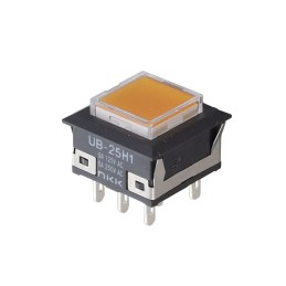 1 pcs : UB25KKW015D-JD - SWITCH PUSHBUTTON DPDT 5A 125V