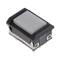 1 pcs : UB25NBKW01N-B - SWITCH PUSHBUTTON DPDT 5A 125V