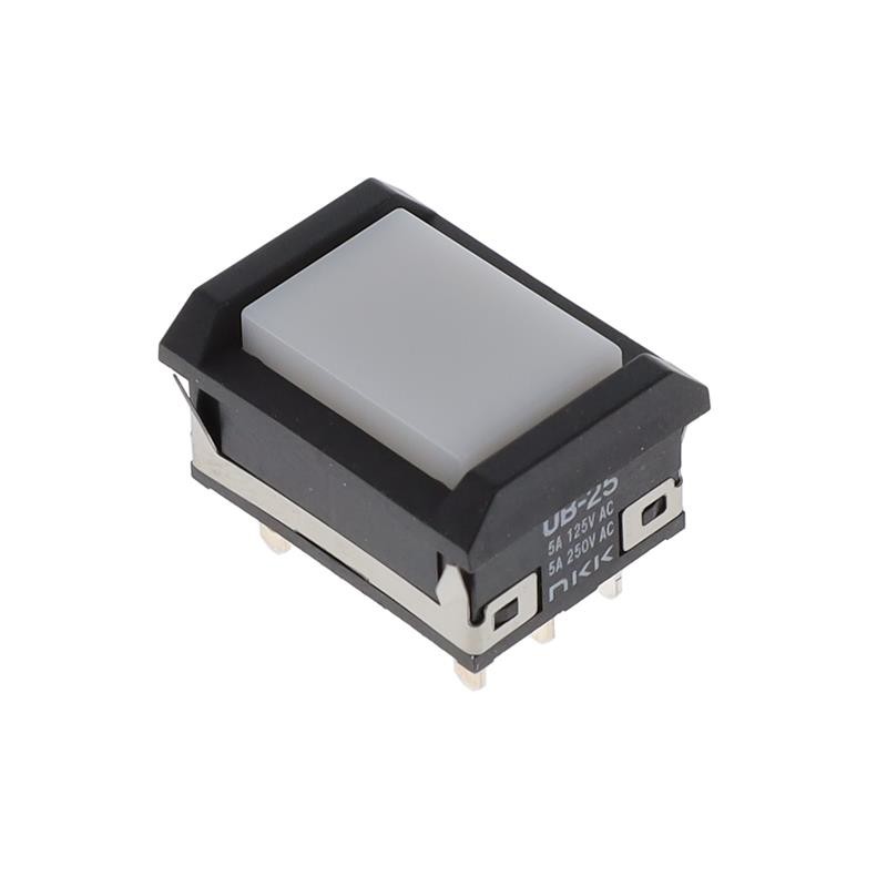 1 pcs : UB25NBKW01N-B - SWITCH PUSHBUTTON DPDT 5A 125V
