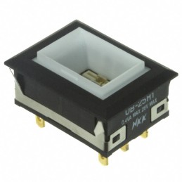 1 pcs : UB25NKG015F - SWITCH PUSH DPDT 0.4VA 28V