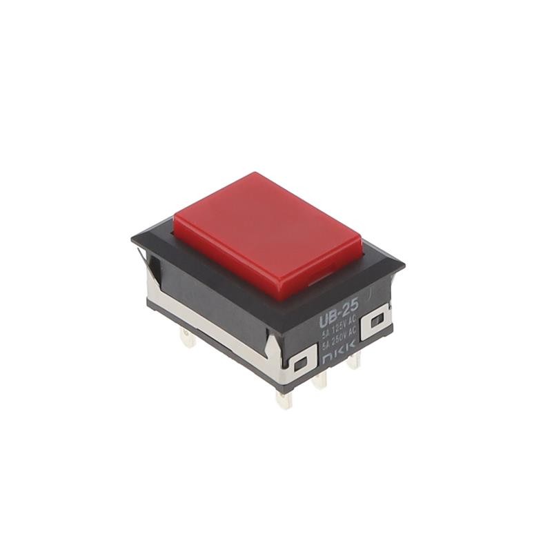 1 pcs : UB25NKW01N-C - SWITCH PUSHBUTTON DPDT 5A 125V
