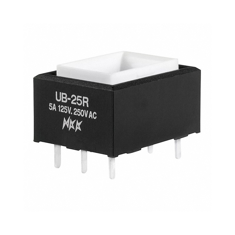1 pcs : UB25RKW03N - SWITCH PUSHBUTTON DPDT 5A 125V