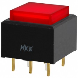 1 pcs : UB25SKG035C-CC - SWITCH PUSH DPDT 0.4VA 28V