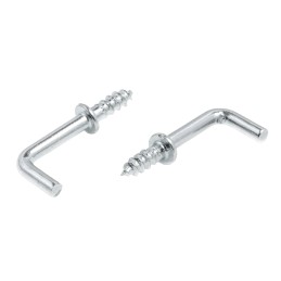 1 Bag of 10 - RS PRO Steel, Screw Hook, 20mm, 13mm