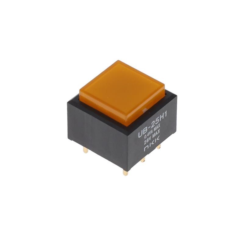 1 pcs : UB25SKG035D-DB - SWITCH PUSH DPDT 0.4VA 28V
