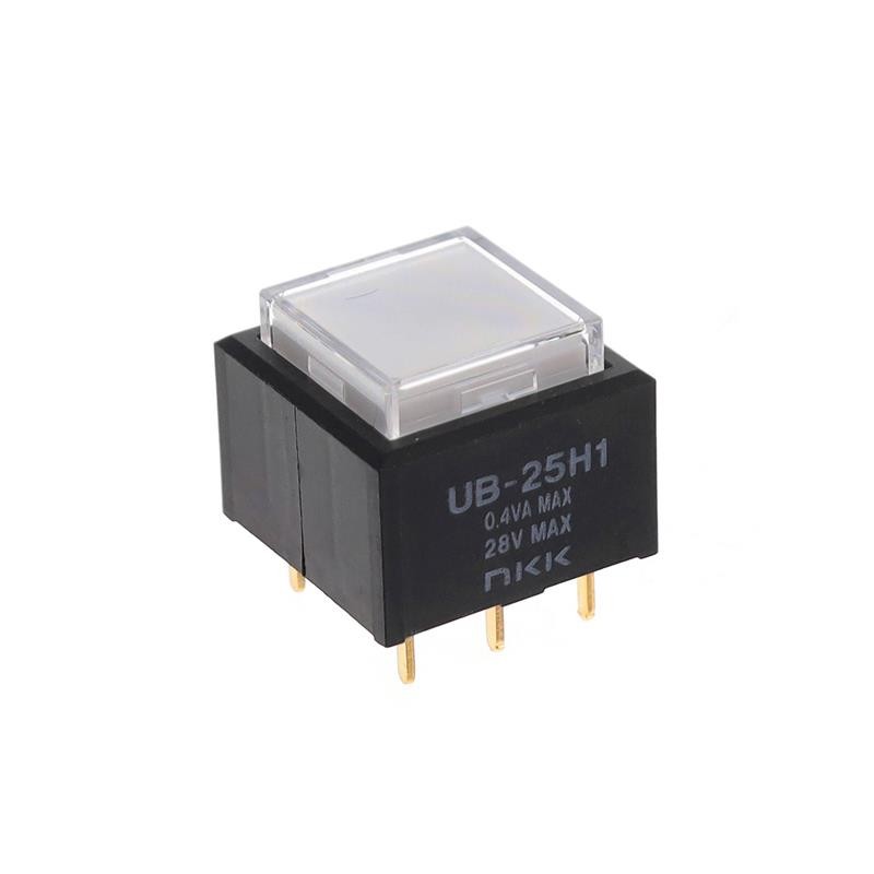 1 pcs : UB25SKG035F-JB - SWITCH PUSHBUTTON DPDT 0.4VA 28V