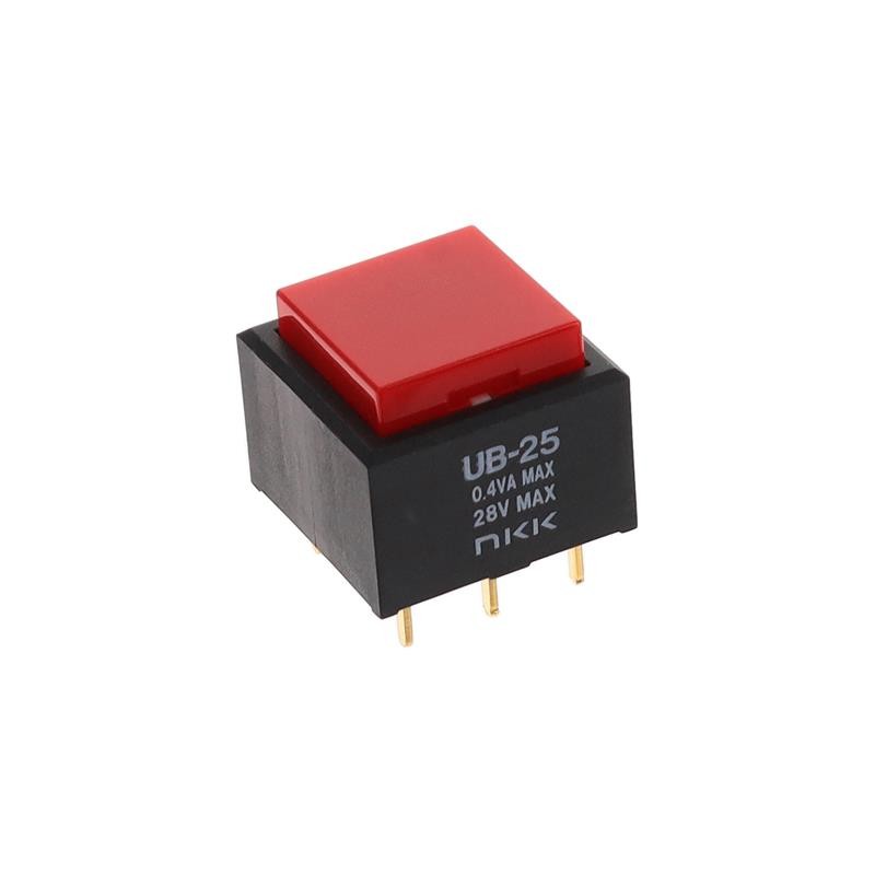 1 pcs : UB25SKG03N-C - SWITCH PUSH DPDT 0.4VA 28V