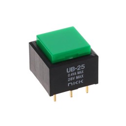 1 pcs : UB25SKG03N-F - LOW PROFILE PUSHBUTTON/NON ILLUM