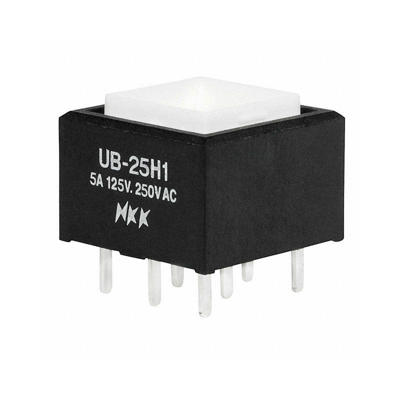 1 pcs : UB25SKW035C - SWITCH PUSHBUTTON DPDT 5A 125V