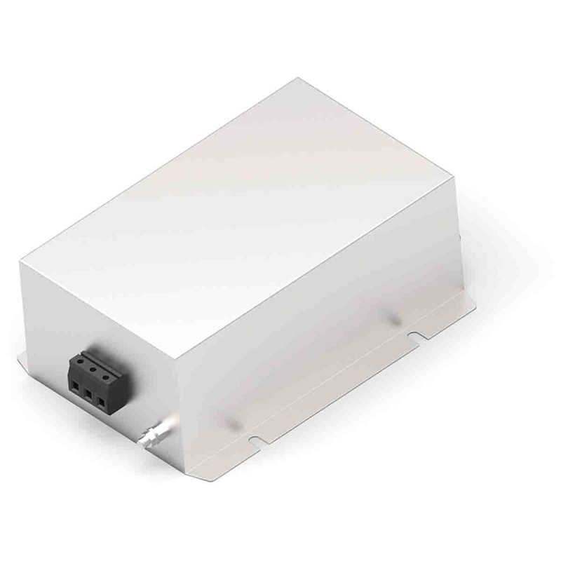 1 pcs - TE Connectivity, KEM 25A 52 V ac 50 - 60Hz, Chassis Mount EMI Filter, Terminal Block 3 Phase