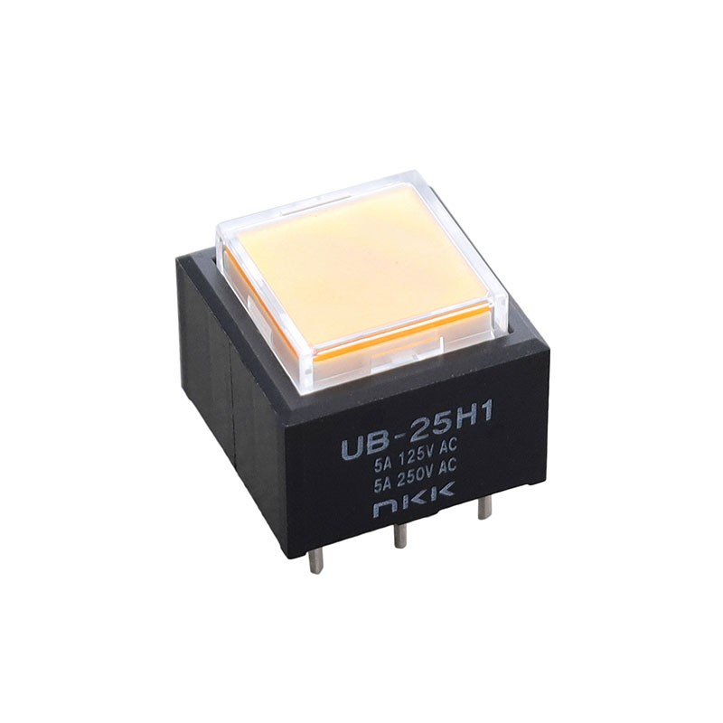 1 pcs : UB25SKW035D-JD - SWITCH PUSHBUTTON DPDT 5A 125V