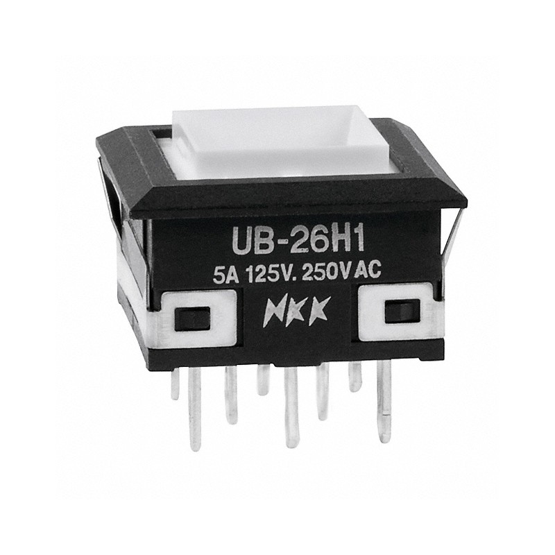 1 pcs : UB26KKW015C - SWITCH PUSHBUTTON DPDT 5A 125V