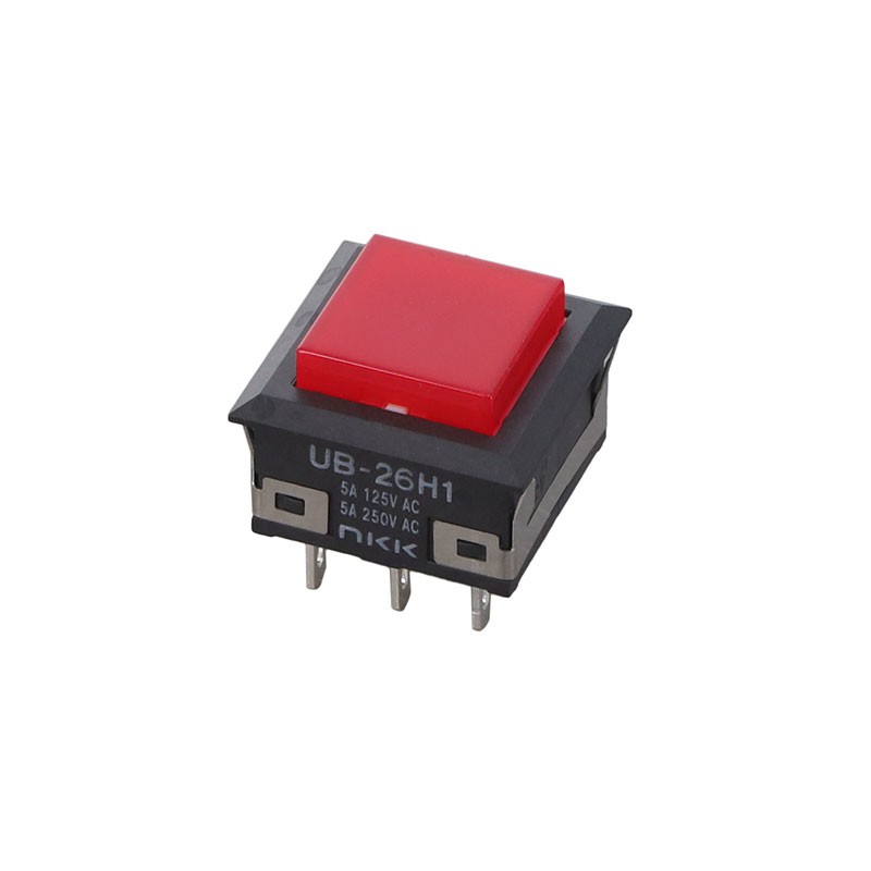 1 pcs : UB26KKW015C-CC - SWITCH PUSHBUTTON DPDT 5A 125V