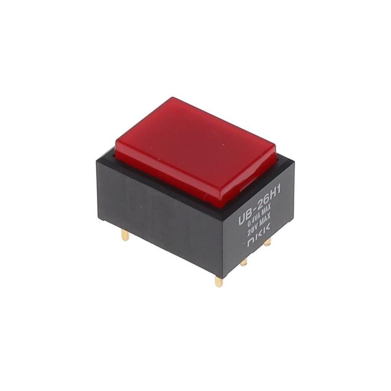 1 pcs : UB26RKG035C-CC - SWITCH PUSH DPDT 0.4VA 28V