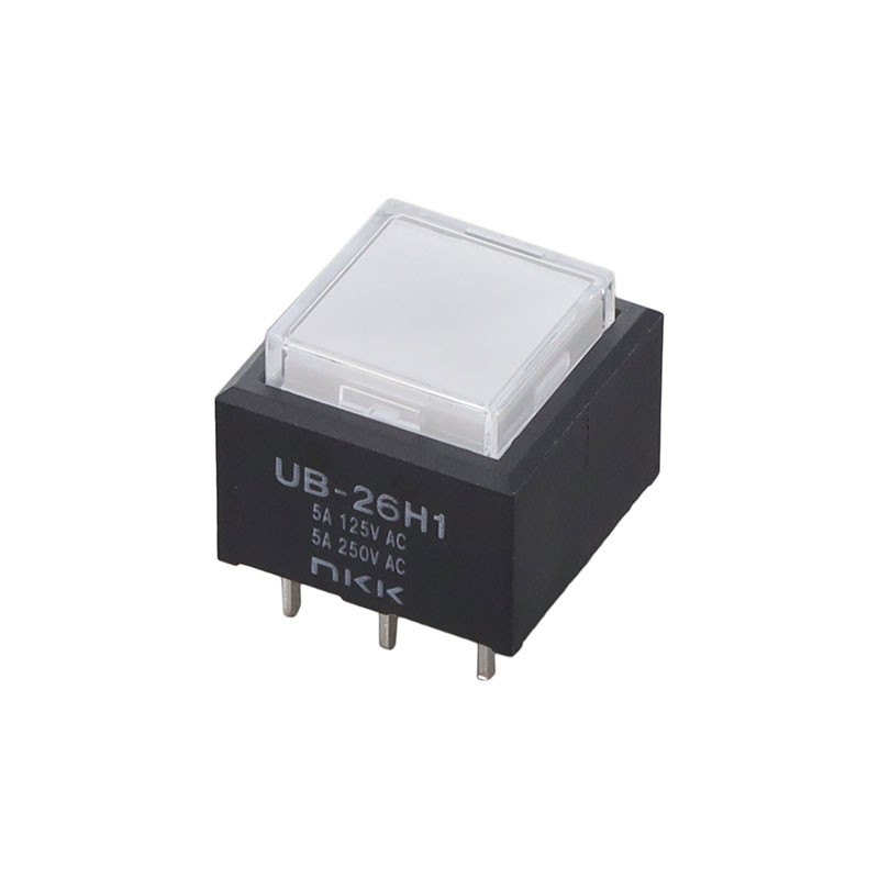1 pcs : UB26SKW035C-JB - SWITCH PUSHBUTTON DPDT 5A 125V