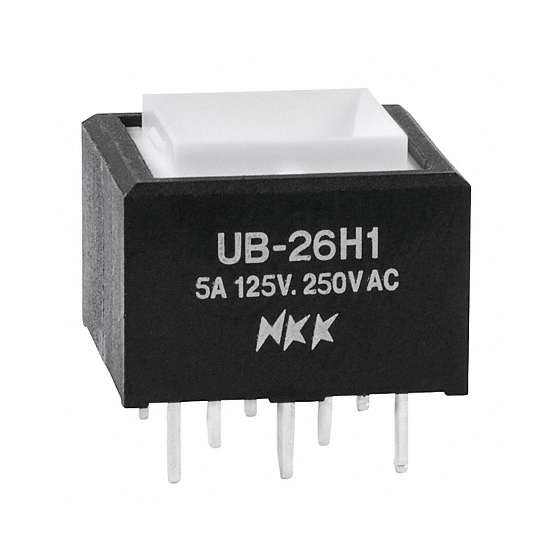 1 pcs : UB26SKW035D - SWITCH PUSHBUTTON DPDT 5A 125V