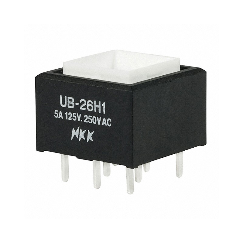 1 pcs : UB26SKW035F - SWITCH PUSHBUTTON DPDT 5A 125V