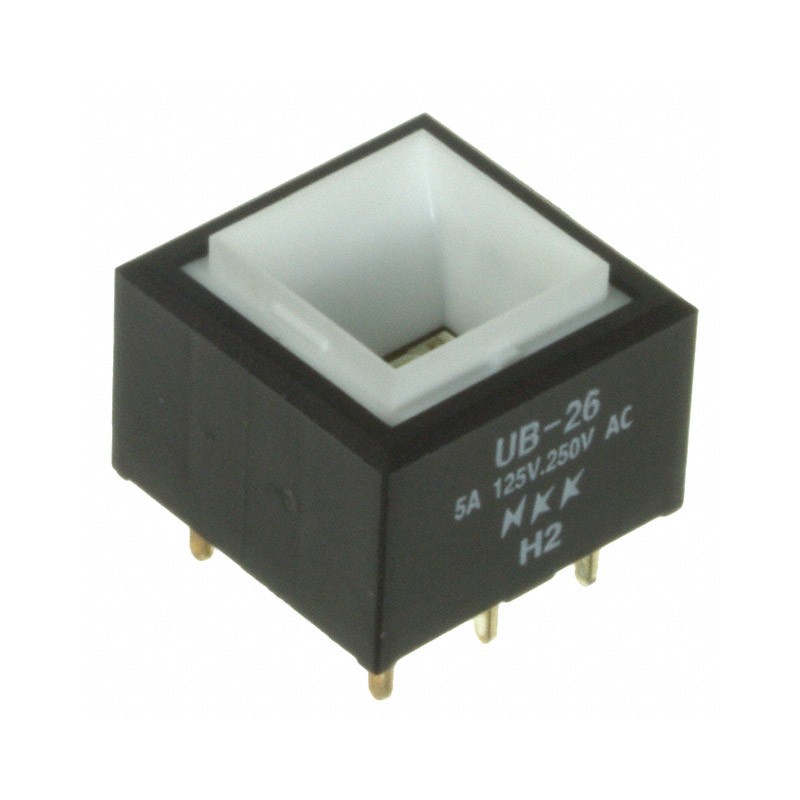 1 pcs : UB26SKW036B - SWITCH PUSHBUTTON DPDT 5A 125V