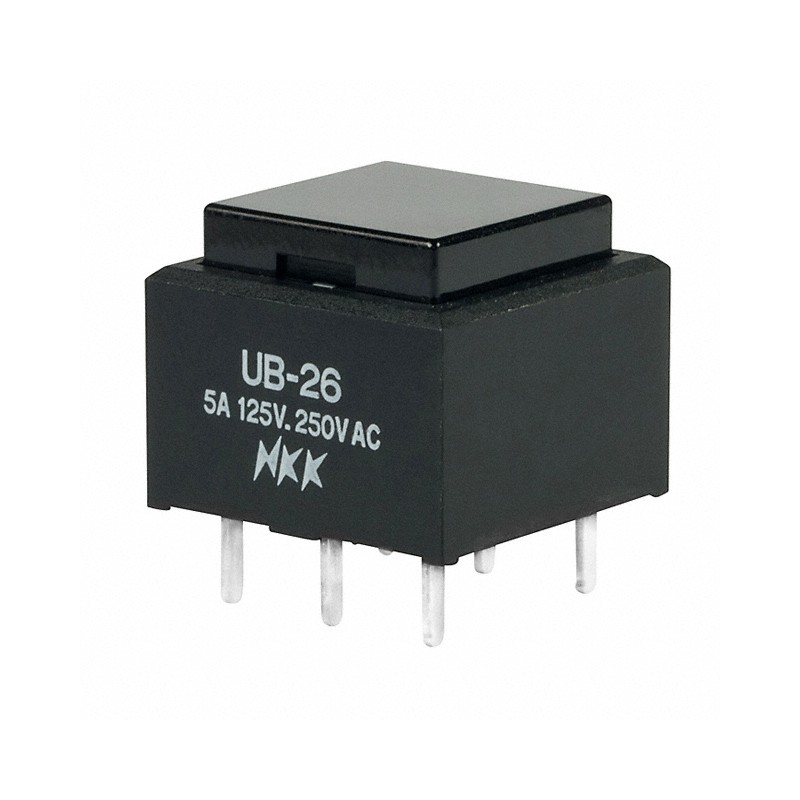 1 pcs : UB26SKW03N-A - SWITCH PUSHBUTTON DPDT 5A 125V