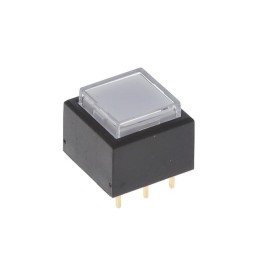1 pcs : ULP12OAP1RSFCL1RGB - SWITCH PB SPDT 0.1A 28V