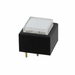 1 pcs : ULP12OAP1RSFCL1YELBLU - SWITCH PUSHBUTTON SPDT 0.4VA 28V