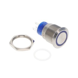 1 pcs : ULV4F23SS344 - SWITCH PUSHBUTTON SPDT 3A 125V