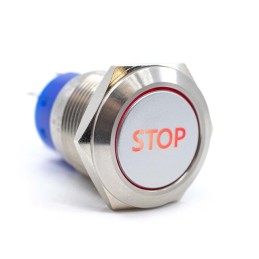 1 pcs : ULV4F2BSLL15L35 - SWITCH PUSHBUTTON SPDT 3A 125V