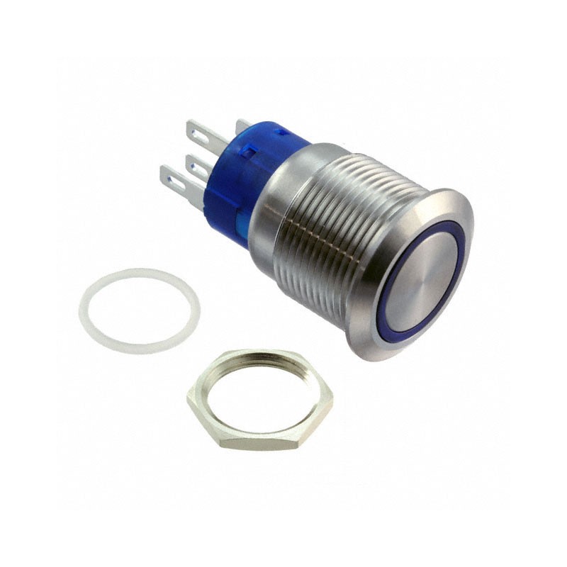 1 pcs : ULV4F2BSS344 - SWITCH PUSHBUTTON SPDT 3A 250V