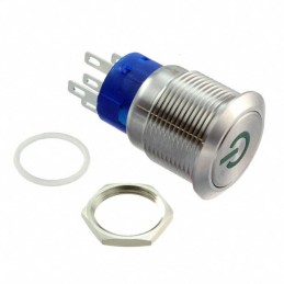 1 pcs : ULV4F2BSS531 - SWITCH PUSHBUTTON SPDT 3A 250V