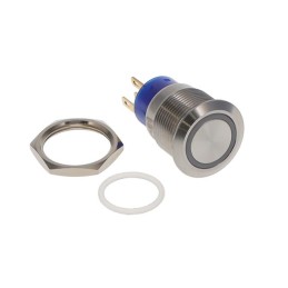 1 pcs : ULV4F2BSSG3G1 - SWITCH PUSHBUTTON SPDT 3A 250V