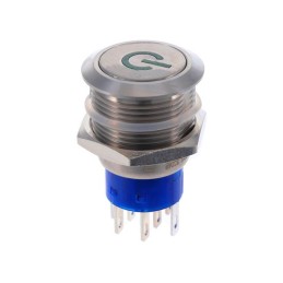 1 pcs : ULV4F2HSS531 - SWITCH PUSHBUTTON DPDT 3A 125V
