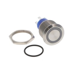 1 pcs : ULV7F2BSS341 - SWITCH PUSHBUTTON SPDT 3A 125V