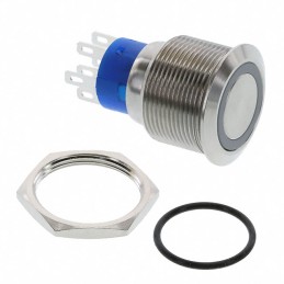 1 pcs : ULV7F2HSS341 - SWITCH PUSHBUTTON DPDT 3A 250V