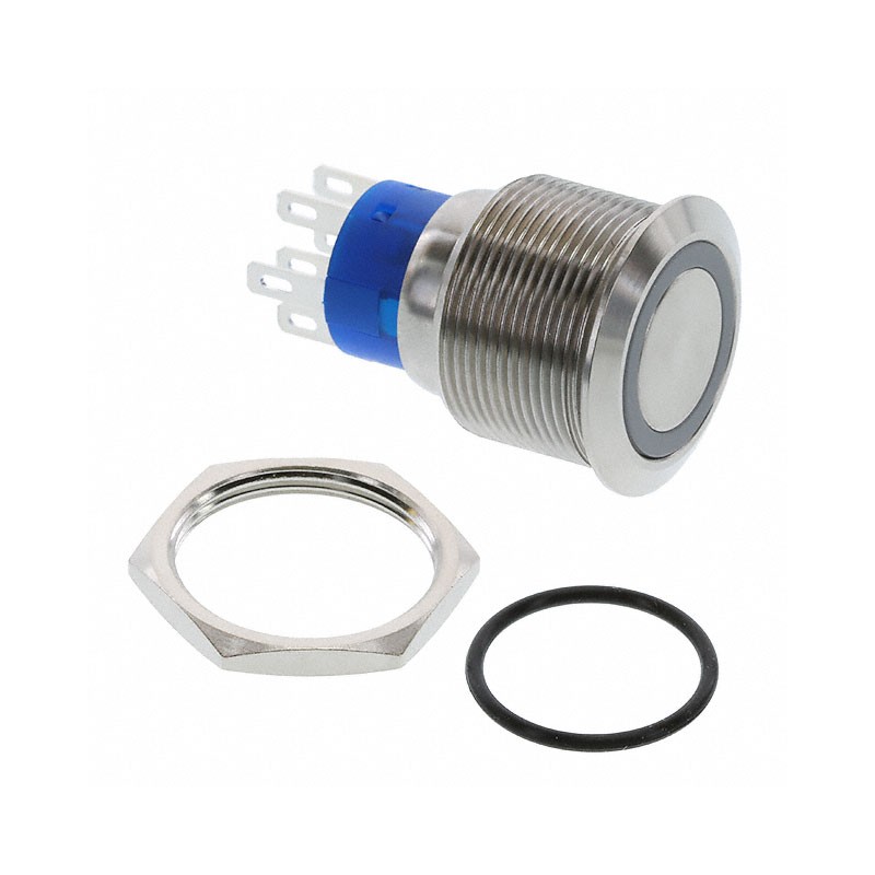 1 pcs : ULV7F2HSS341 - SWITCH PUSHBUTTON DPDT 3A 250V