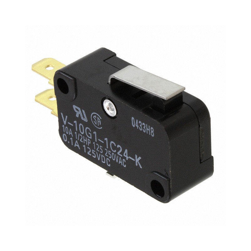 1 pcs : V-10G1-1C24-K - SWITCH SNAP ACTION SPDT 10A 250V