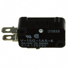 1 pcs : V-15G-1A6-K - SWITCH SNAP ACTION SPDT 15A 250V