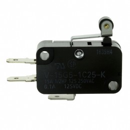 1 pcs : V-15G5-1C25-K - SWITCH SNAP ACTION SPDT 15A 250V