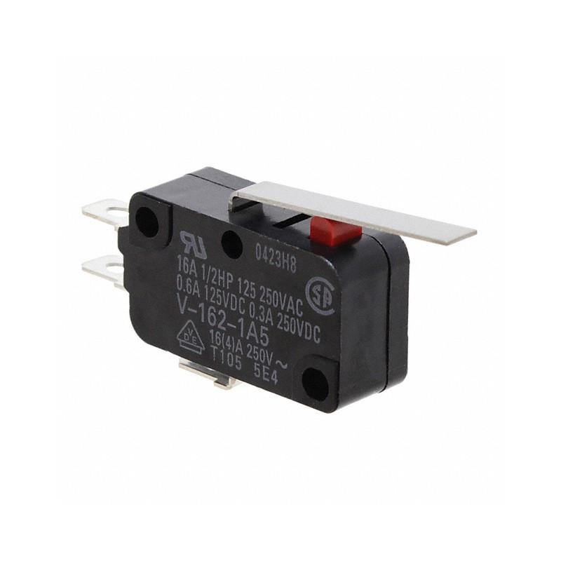 1 pcs : V-162-1A6 - SWITCH SNAP ACT SPST-NC 21A 250V