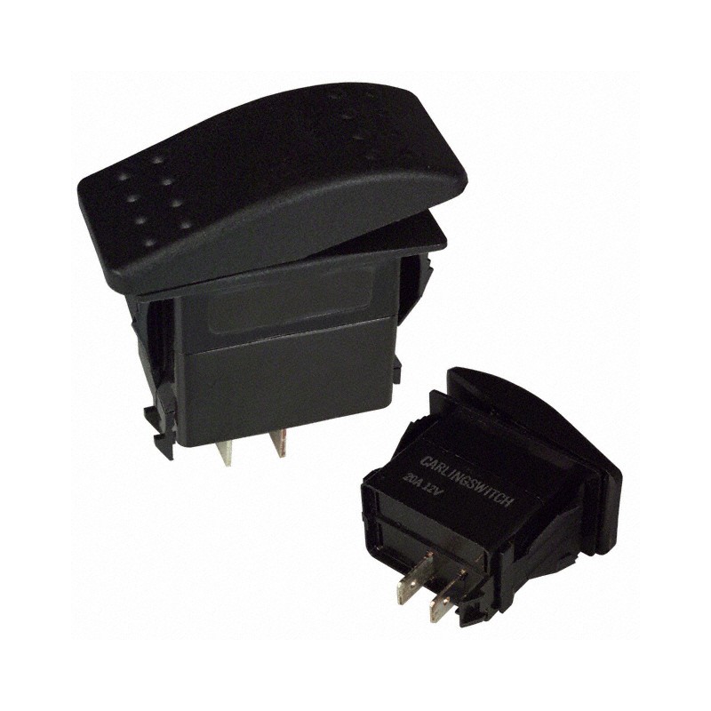 1 pcs : V2D2S00B-AZC00-000 - SWITCH ROCKER SPST-NO 20A 12V
