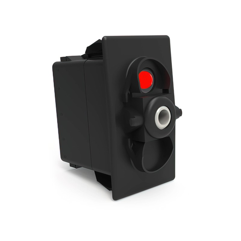 1 pcs : V4D2AT0B-00000-000 - SWITCH ROCKER SPDT 20A 12V