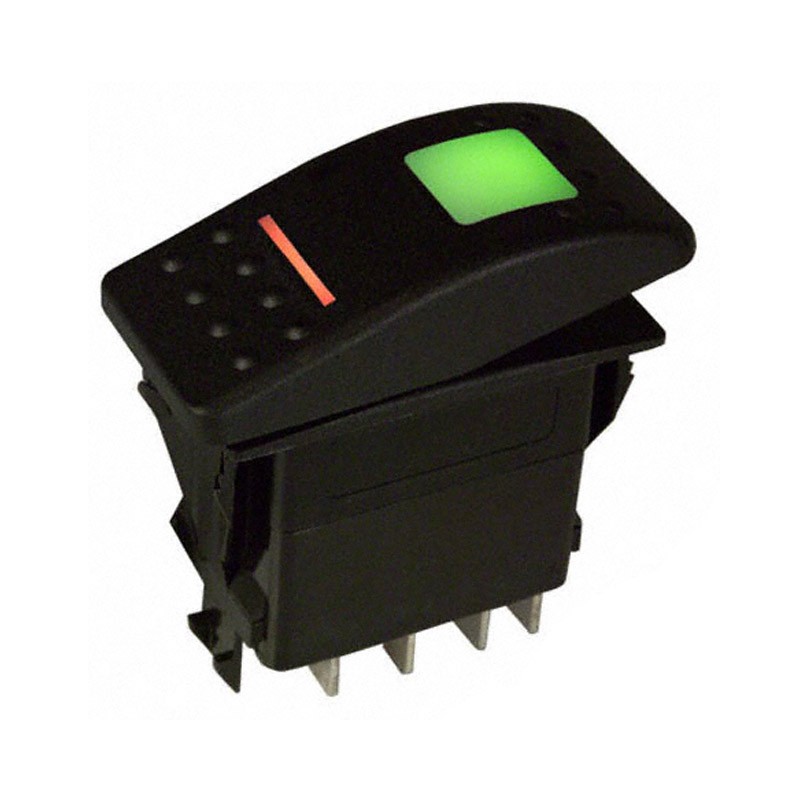 1 pcs : V4D2GHNB-AAC00-000 - SWITCH ROCKER SPDT 20A 12V