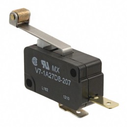 1 pcs : V7-1A27D8-207 - SWITCH SNAP ACT SPST-NO 5A 125V
