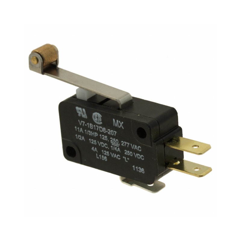 1 pcs : V7-1B17D8-207 - SWITCH SNAP ACTION SPDT 11A 125V