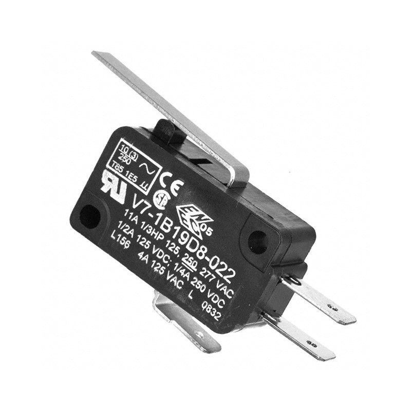 1 pcs : V7-1B19D8-022 - SWITCH SNAP ACTION SPDT 11A 125V