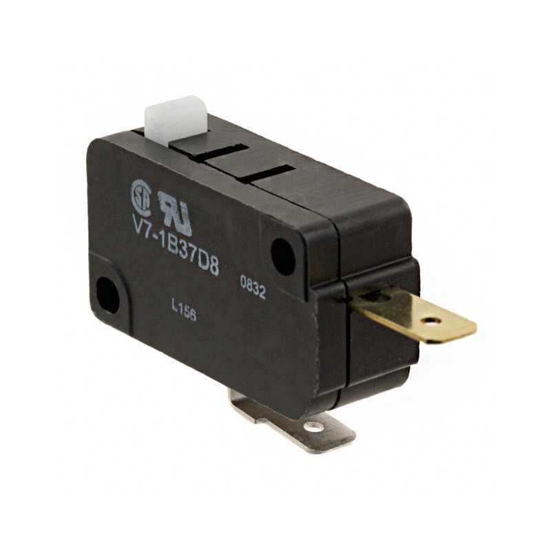 1 pcs : V7-1B37D8 - SWITCH SNAP ACT SPST-NC 11A 125V