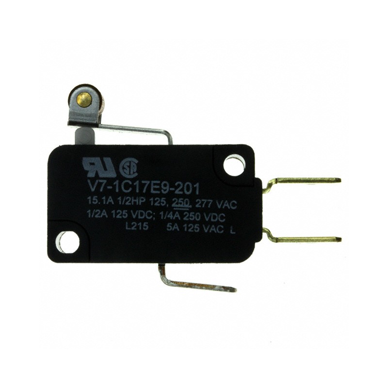 1 pcs : V7-1C17E9-201 - SWITCH SNAP ACTION SPDT 15A 125V