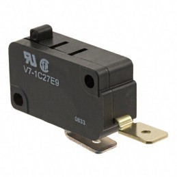 1 pcs : V7-1C27E9 - SWITCH SNAP ACT SPST-NO 15A 125V