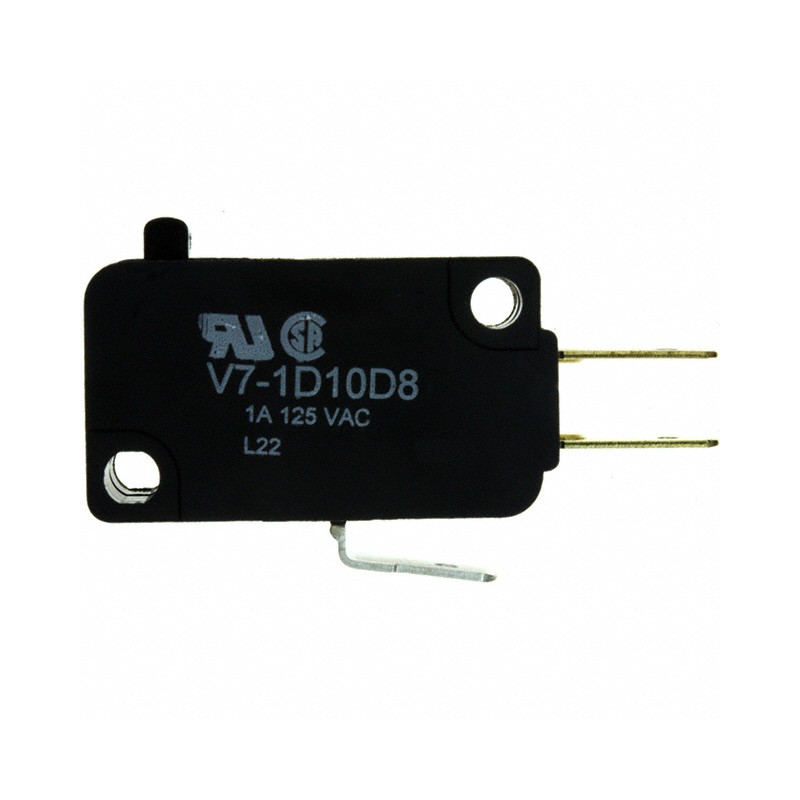 1 pcs : V7-1D10D8 - SWITCH SNAP ACTION SPDT 1A 125V