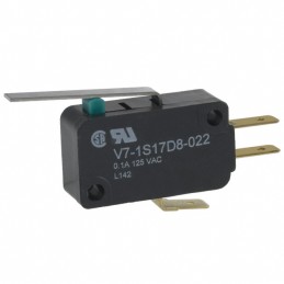 1 pcs : V7-1S17D8-022 - SWITCH SNAP ACT SPDT 100MA 125V