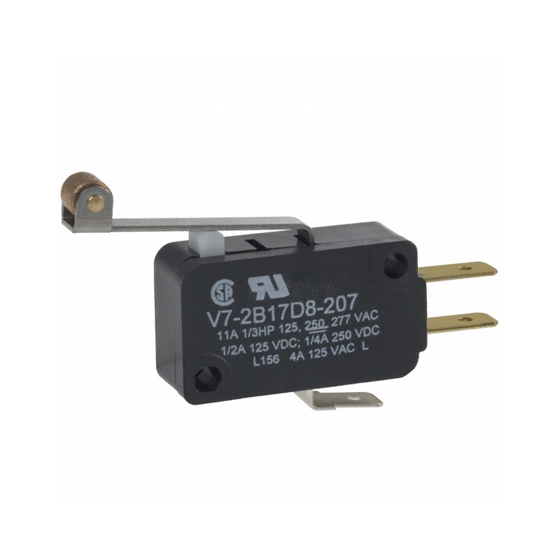 1 pcs : V7-2B17D8-207 - SWITCH SNAP ACTION SPDT 11A 125V
